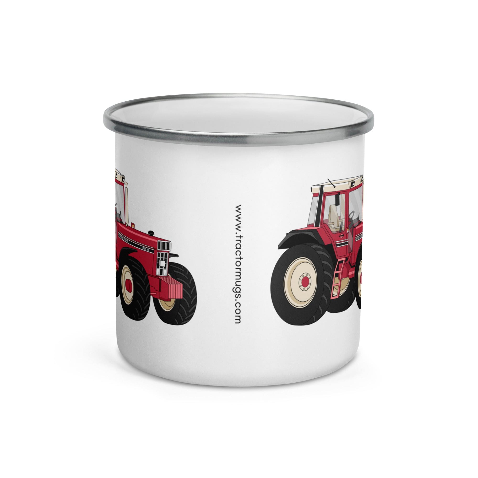 The Tractor Mugs Store IHC 1455 XL | Enamel Mug Quality Farmers Merch