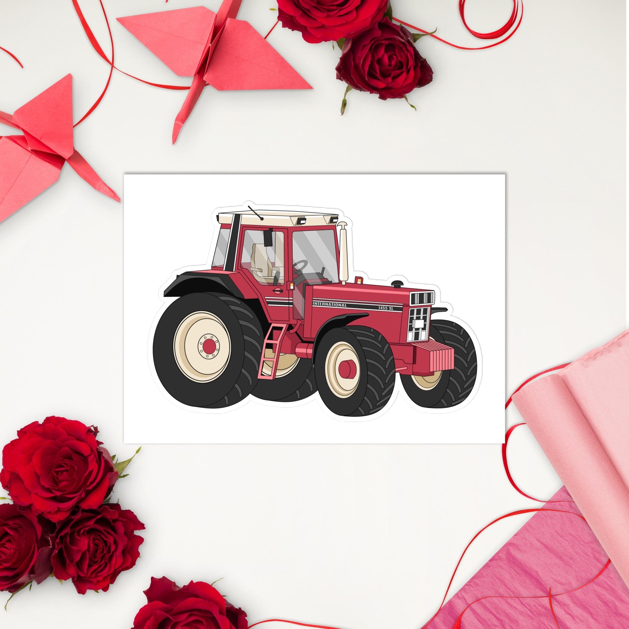 The Tractor Mugs Store IHC 1455 XL | Sticker sheet Quality Farmers Merch