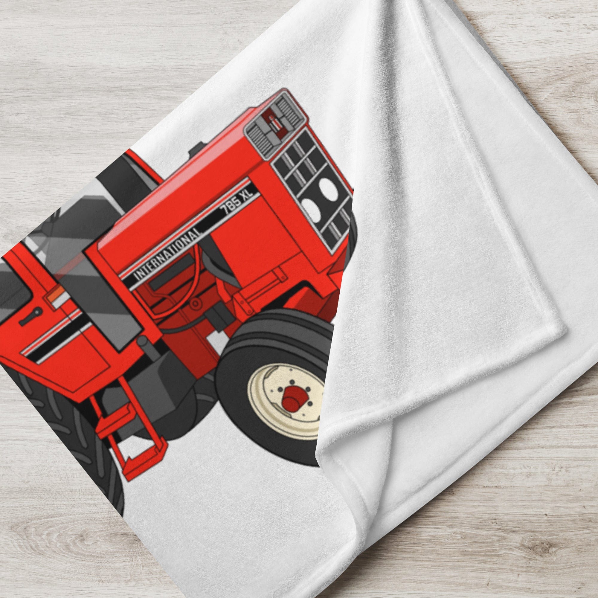 The Tractor Mugs Store International 785 XL | Throw Blanket Quality Farmers Merch