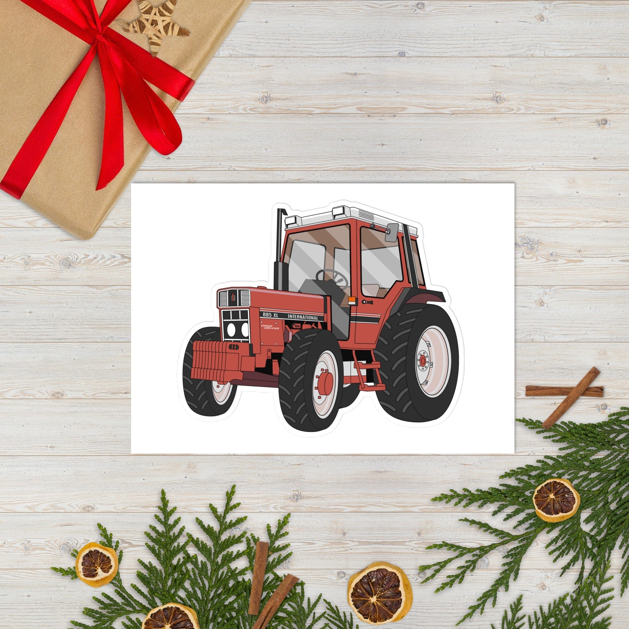 The Tractor Mugs Store International 885 XL 4WD | Sticker sheet Quality Farmers Merch