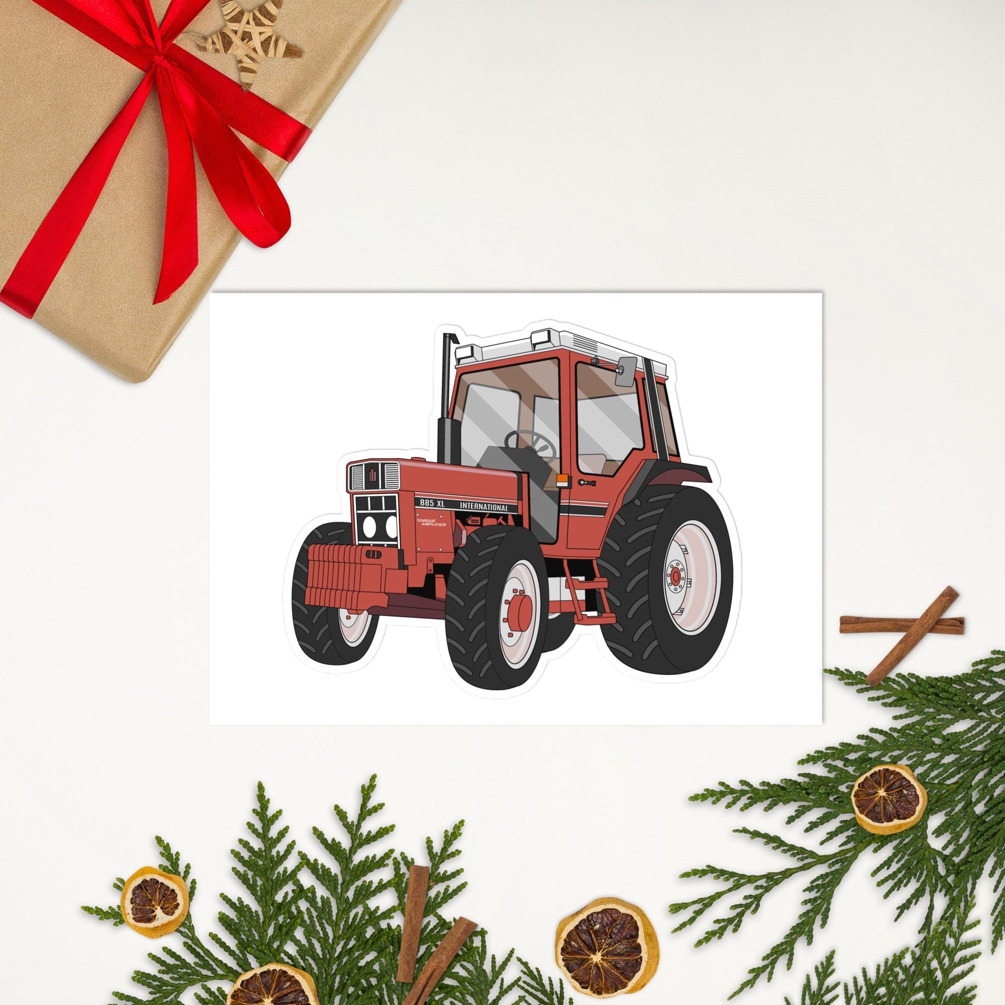 The Tractor Mugs Store International 885 XL 4WD | Sticker sheet Quality Farmers Merch