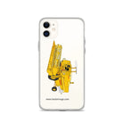 The Tractor Mugs Store iPhone 11 Clayson 8060 Combine Harvester | Clear Case for iPhone® Quality Farmers Merch