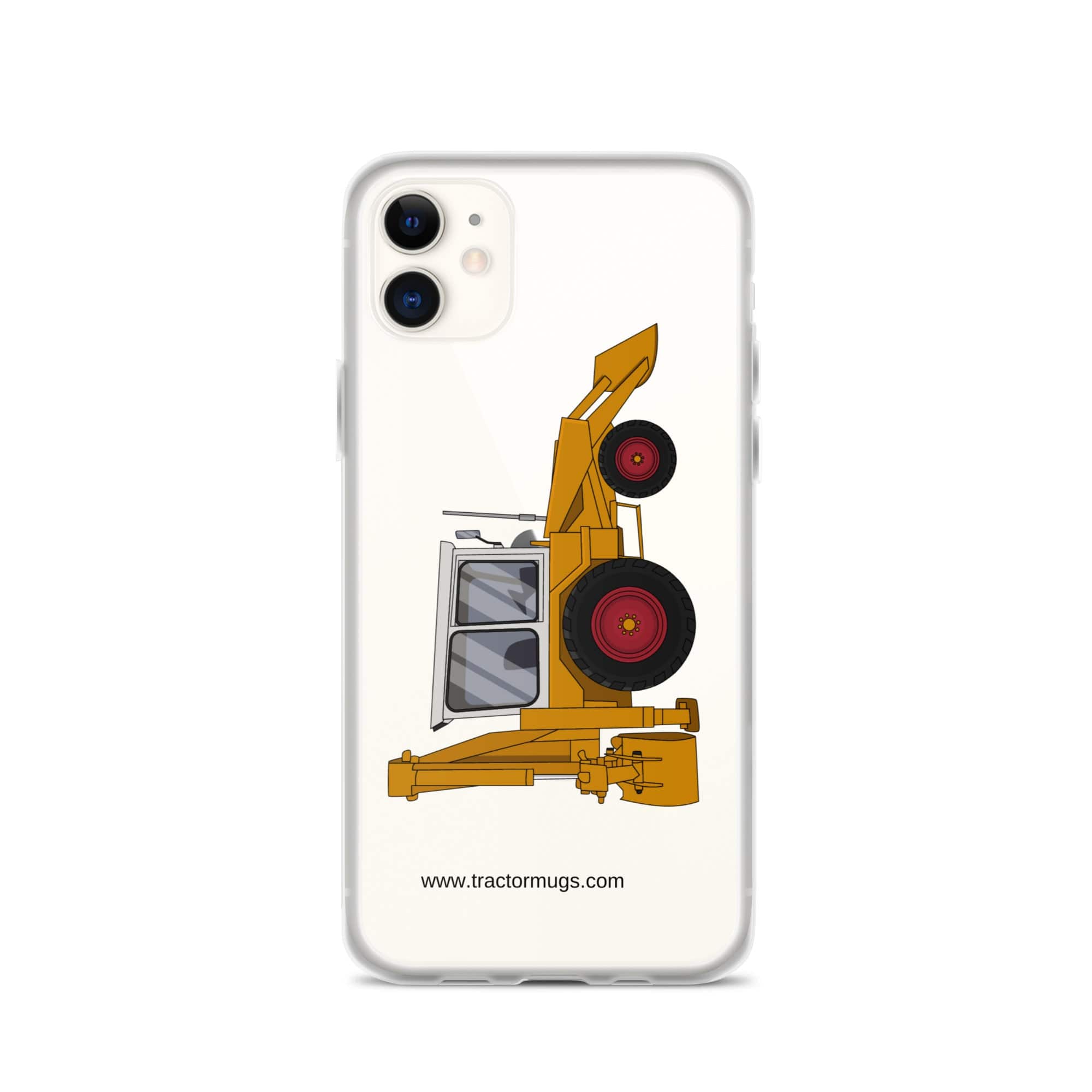 The Tractor Mugs Store iPhone 11 JCB 3C (1975) | Clear Case for iPhone® Quality Farmers Merch