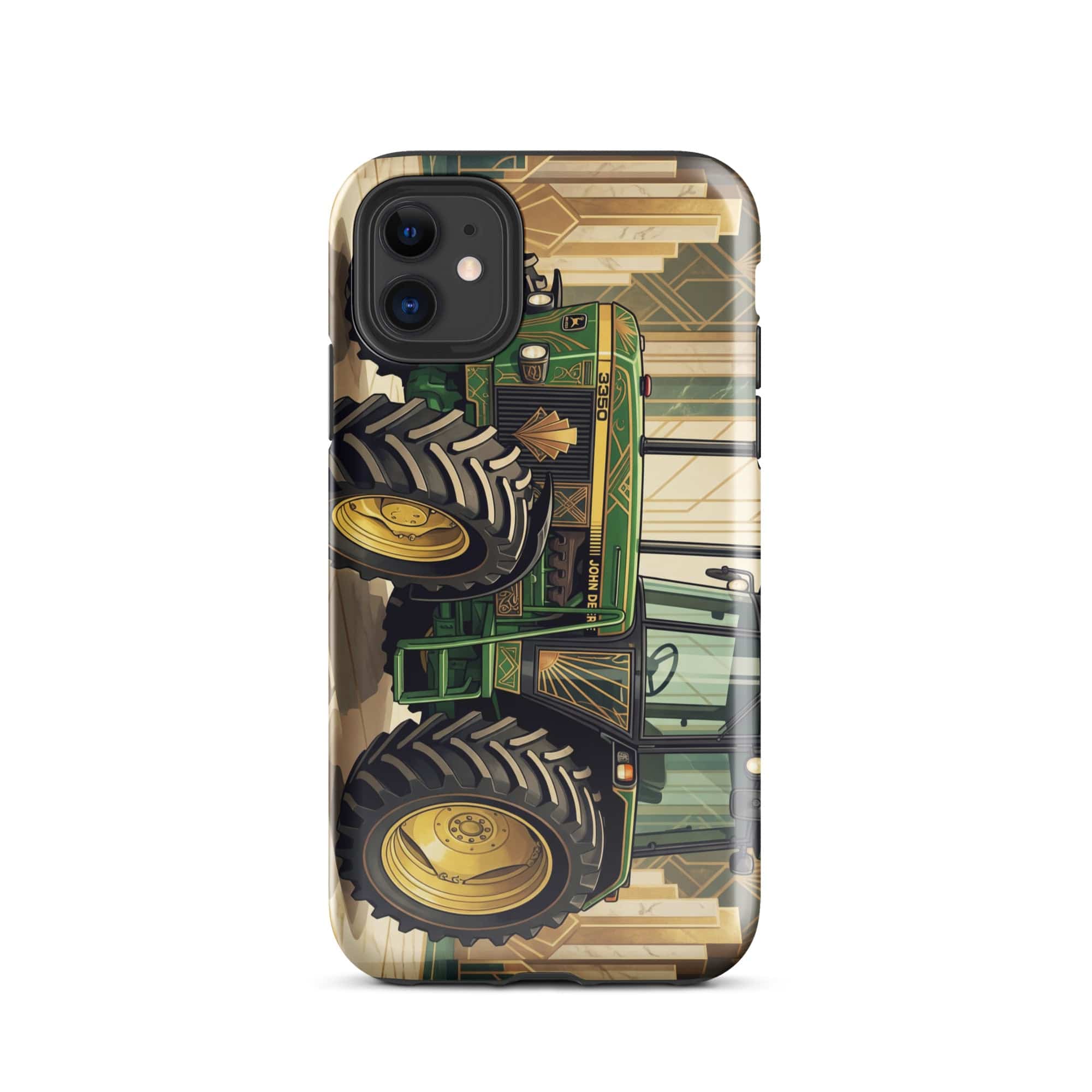The Tractor Mugs Store iPhone 11 John Deere 3350 | Art Deco Tough Case for iPhone® Quality Farmers Merch
