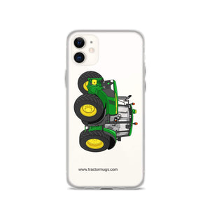 The Tractor Mugs Store iPhone 11 John Deere 6120 M | Clear Case for iPhone® Quality Farmers Merch