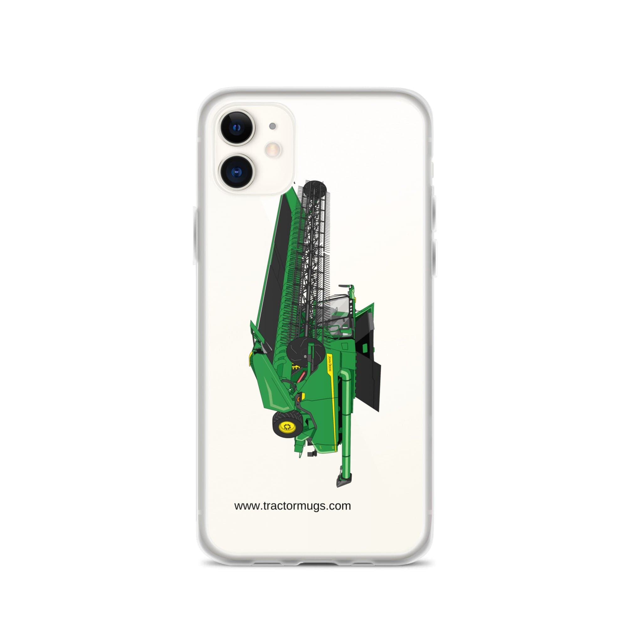 The Tractor Mugs Store iPhone 11 John Deere X9 1100 Combine | Clear Case for iPhone® Quality Farmers Merch