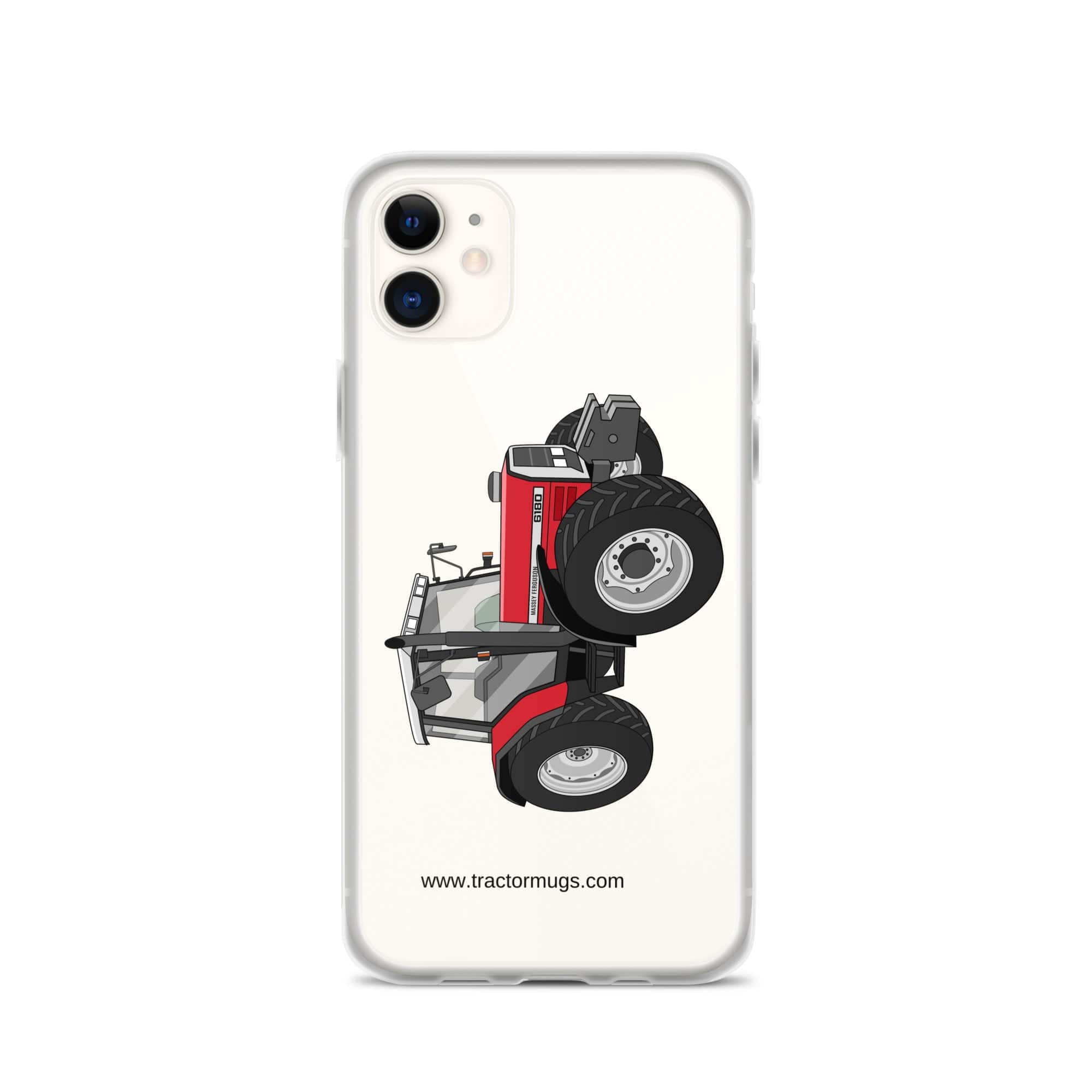 The Tractor Mugs Store iPhone 11 Massey Ferguson 6180 | Clear Case for iPhone® Quality Farmers Merch
