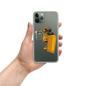 The Tractor Mugs Store iPhone 11 Pro JCB Grey Cab TURBO | Clear Case for iPhone® Quality Farmers Merch