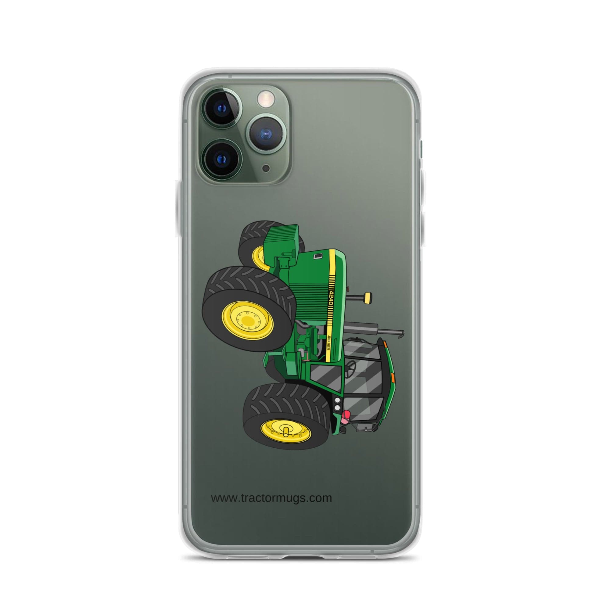 The Tractor Mugs Store iPhone 11 Pro John Deere 4240  |  Clear Case for iPhone® Quality Farmers Merch