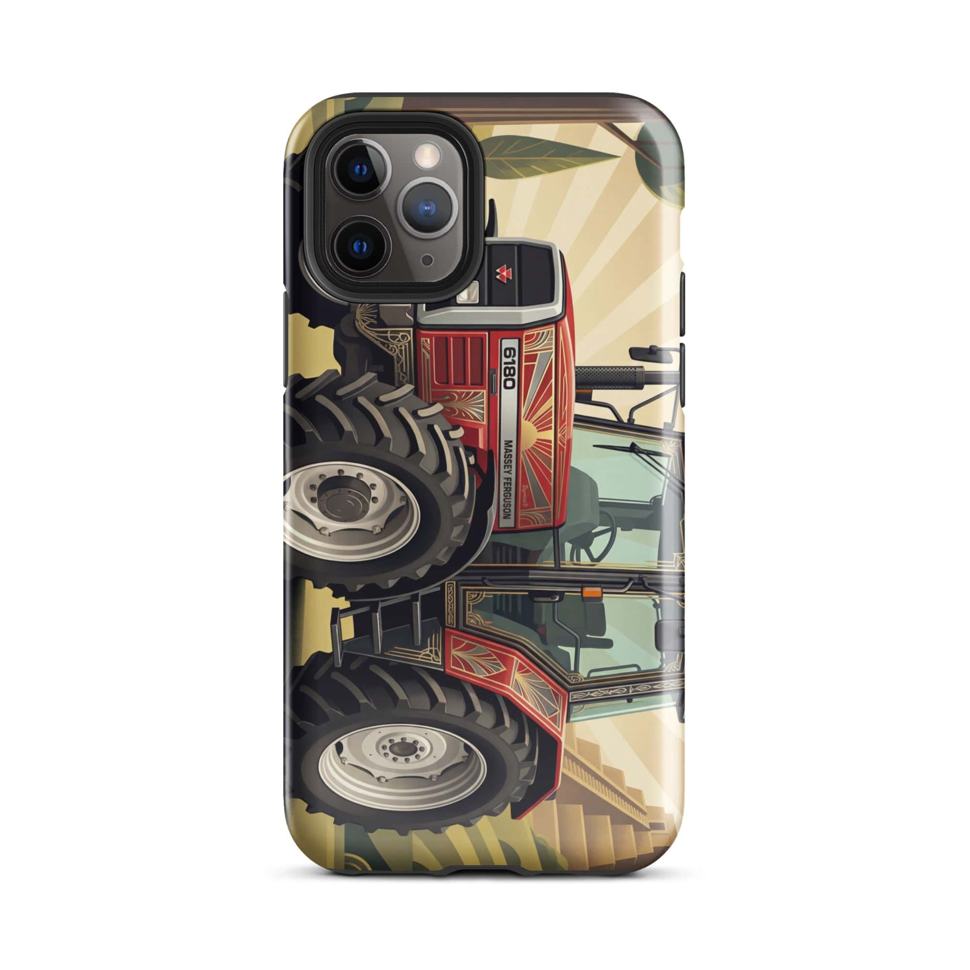 The Tractor Mugs Store iPhone 11 Pro Massey Ferguson 6180 | Art Deco Tough Case for iPhone® Quality Farmers Merch