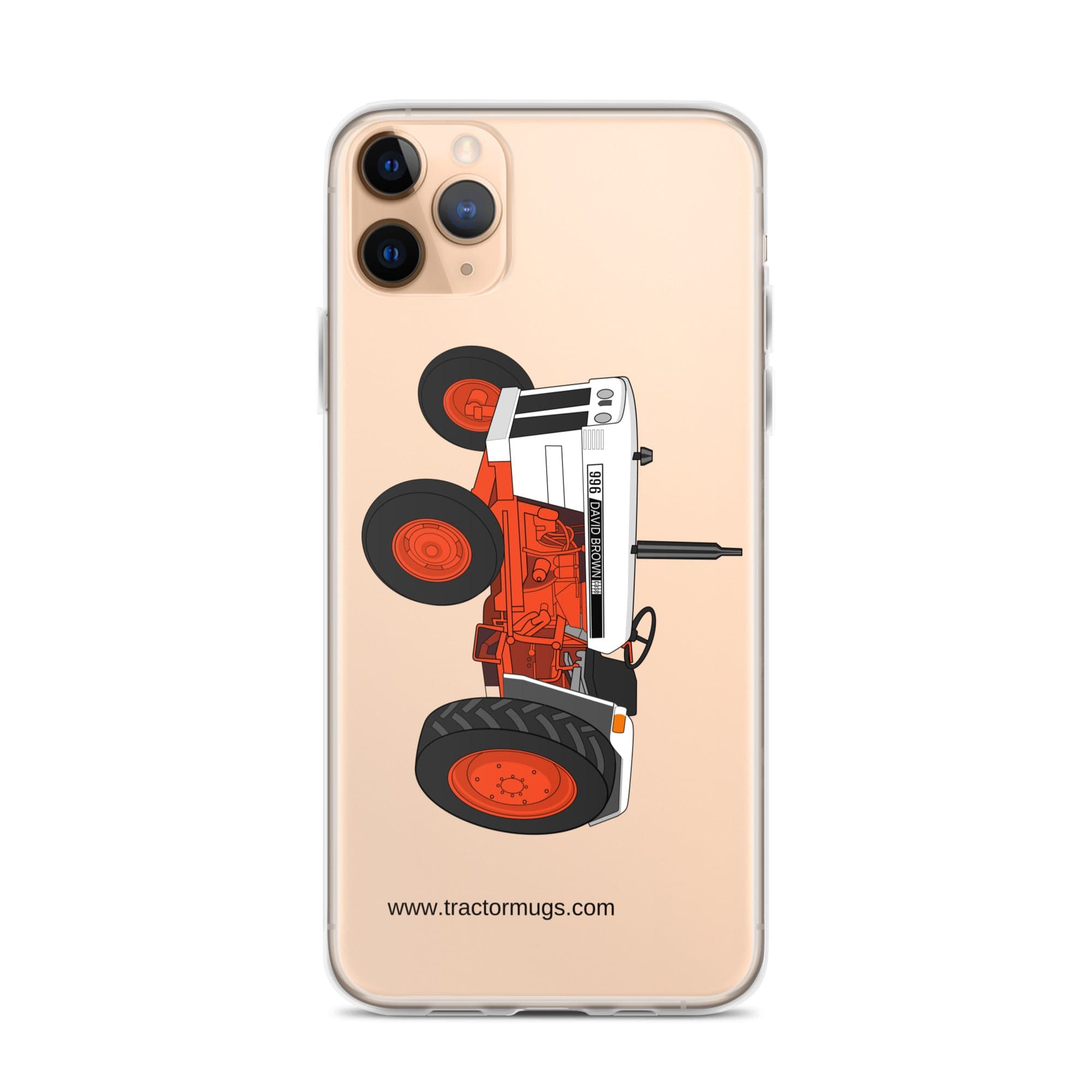 The Tractor Mugs Store iPhone 11 Pro Max Case David Brown 996 (1974) | Clear Case for iPhone® Quality Farmers Merch