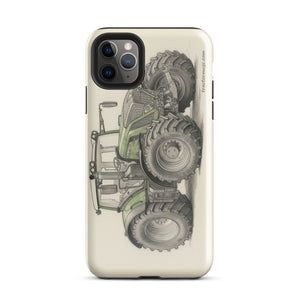 The Tractor Mugs Store iPhone 11 Pro Max Fendt 930 Vario S4 Pencil Sketch | Tough Case for iPhone® Quality Farmers Merch