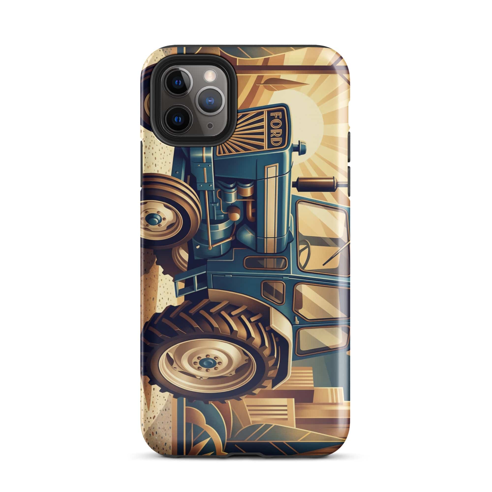 The Tractor Mugs Store iPhone 11 Pro Max Ford 5000 | Art Deco Tough Case for iPhone® Quality Farmers Merch