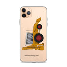 The Tractor Mugs Store iPhone 11 Pro Max JCB 3C (1975) | Clear Case for iPhone® Quality Farmers Merch