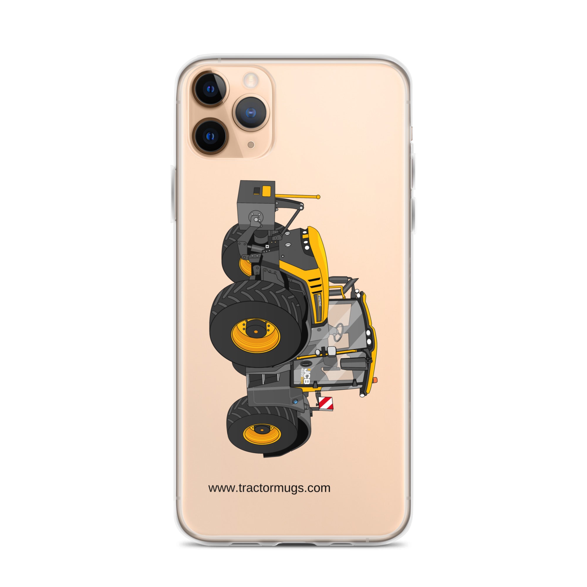 The Tractor Mugs Store iPhone 11 Pro Max JCB Fastrac 4220 Icon | Clear Case for iPhone® Quality Farmers Merch