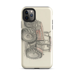 The Tractor Mugs Store iPhone 11 Pro Max McCormick MTX 150 Signature Edition Pencil Sketch | Tough Case for iPhone® Quality Farmers Merch