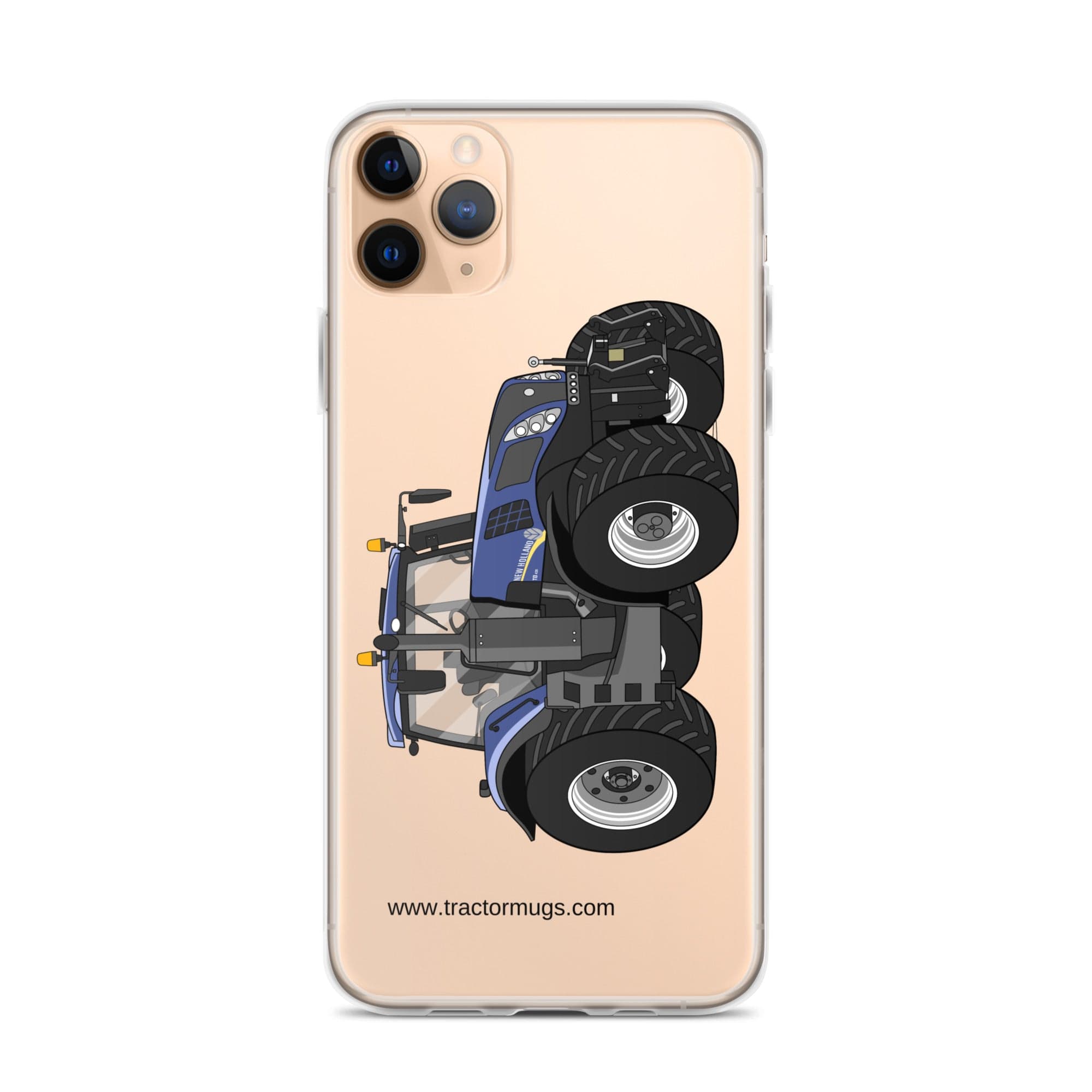 The Tractor Mugs Store iPhone 11 Pro Max New Holland T8 435 | Clear Case for iPhone® Quality Farmers Merch