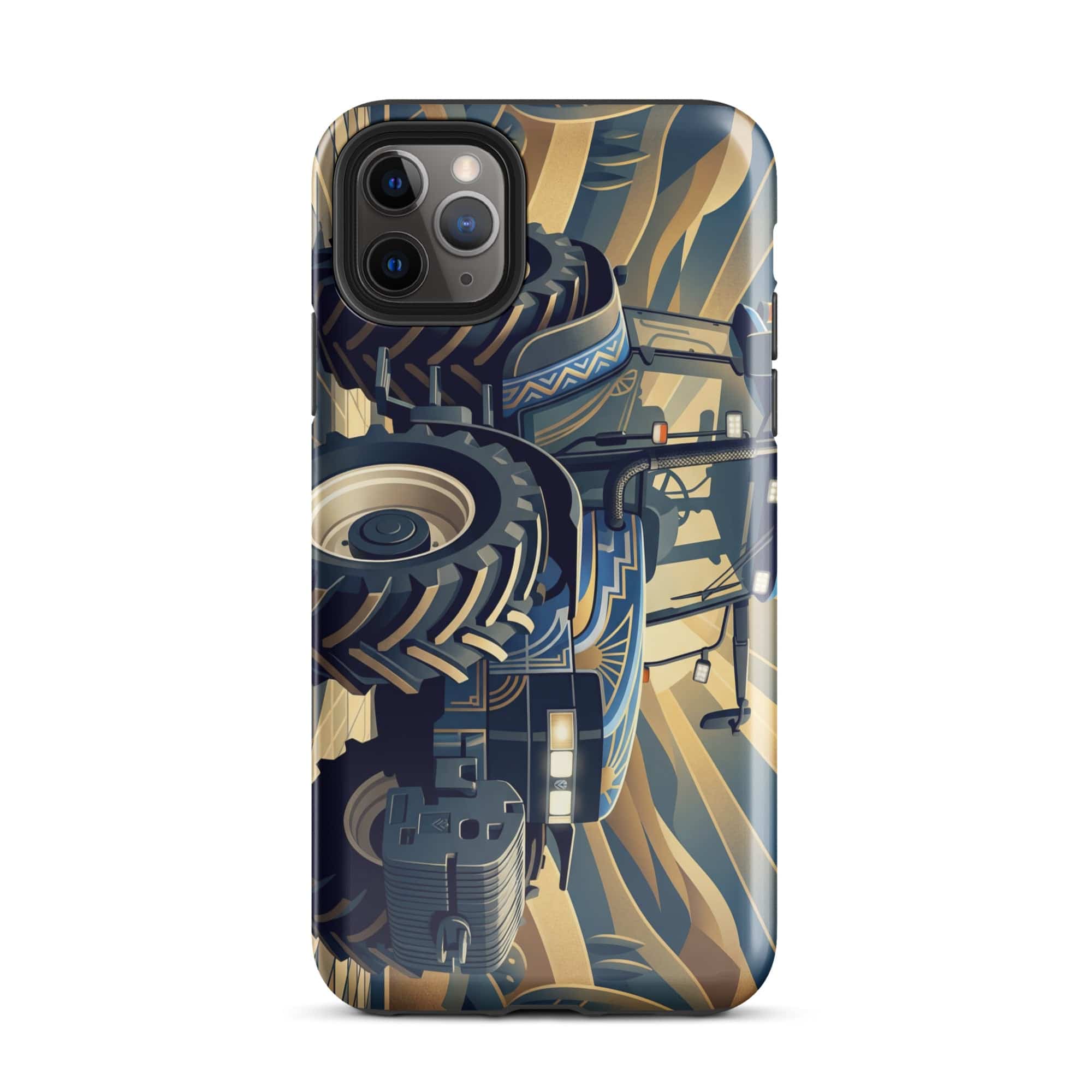 The Tractor Mugs Store iPhone 11 Pro Max New Holland TM 155  | Art Deco Tough Case for iPhone® Quality Farmers Merch