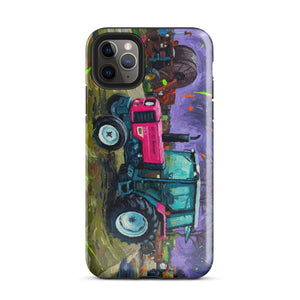 The Tractor Mugs Store iPhone 11 Pro Max Renault 65-32 MX Splash Art | Tough Case for iPhone® Quality Farmers Merch