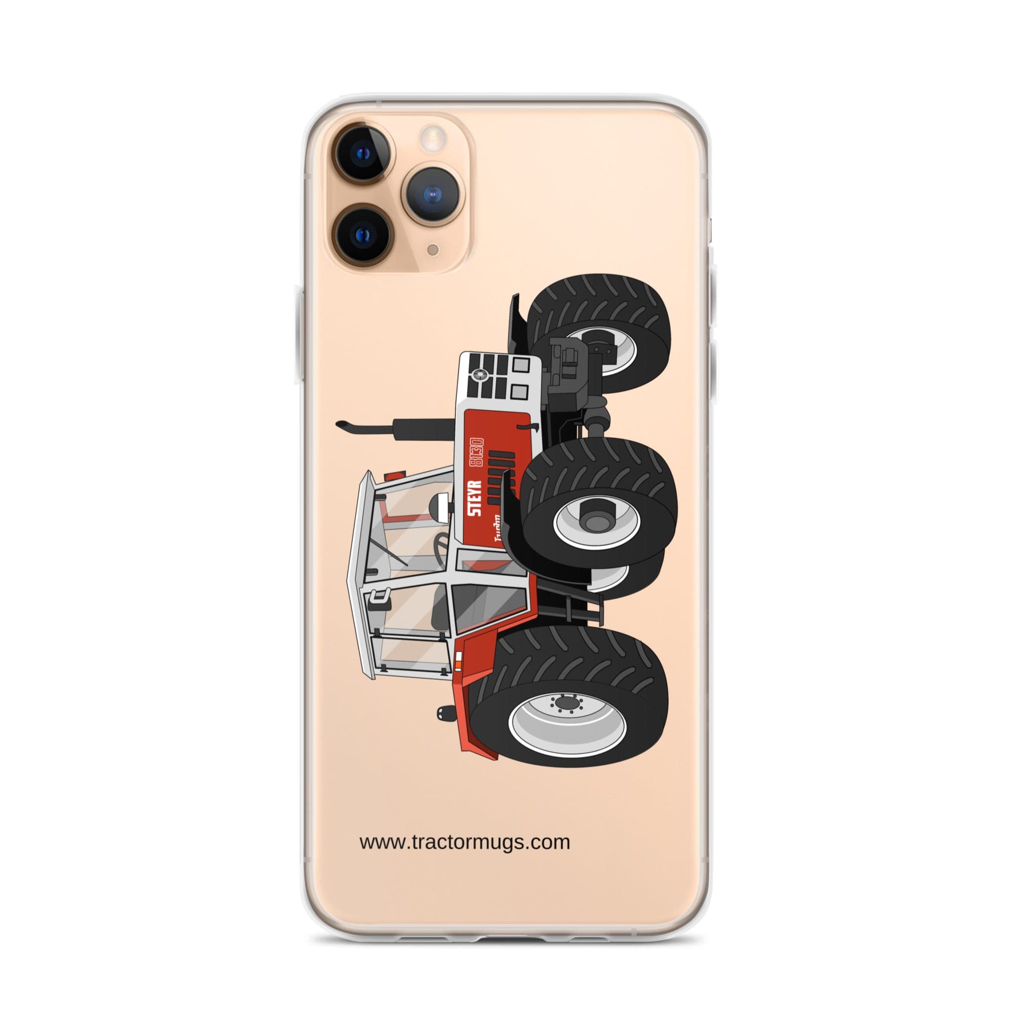 The Tractor Mugs Store iPhone 11 Pro Max Steyr 8130 | Clear Case for iPhone® Quality Farmers Merch