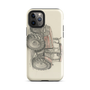 The Tractor Mugs Store iPhone 11 Pro McCormick MTX 150 Signature Edition Pencil Sketch | Tough Case for iPhone® Quality Farmers Merch