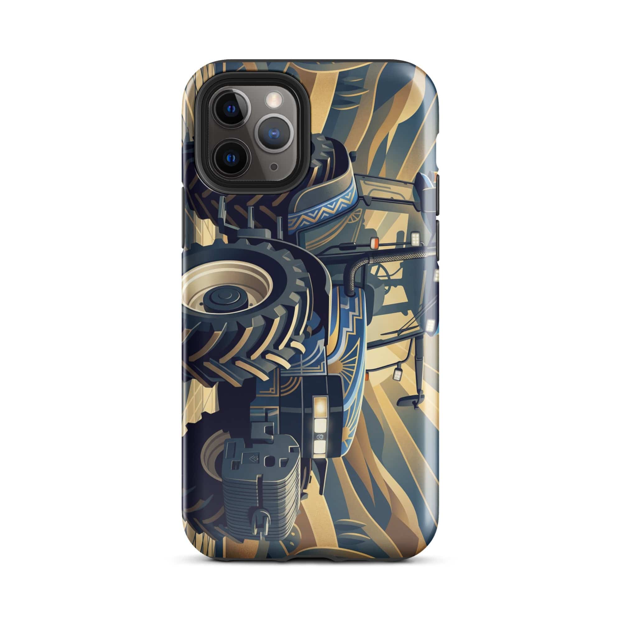 The Tractor Mugs Store iPhone 11 Pro New Holland TM 155  | Art Deco Tough Case for iPhone® Quality Farmers Merch