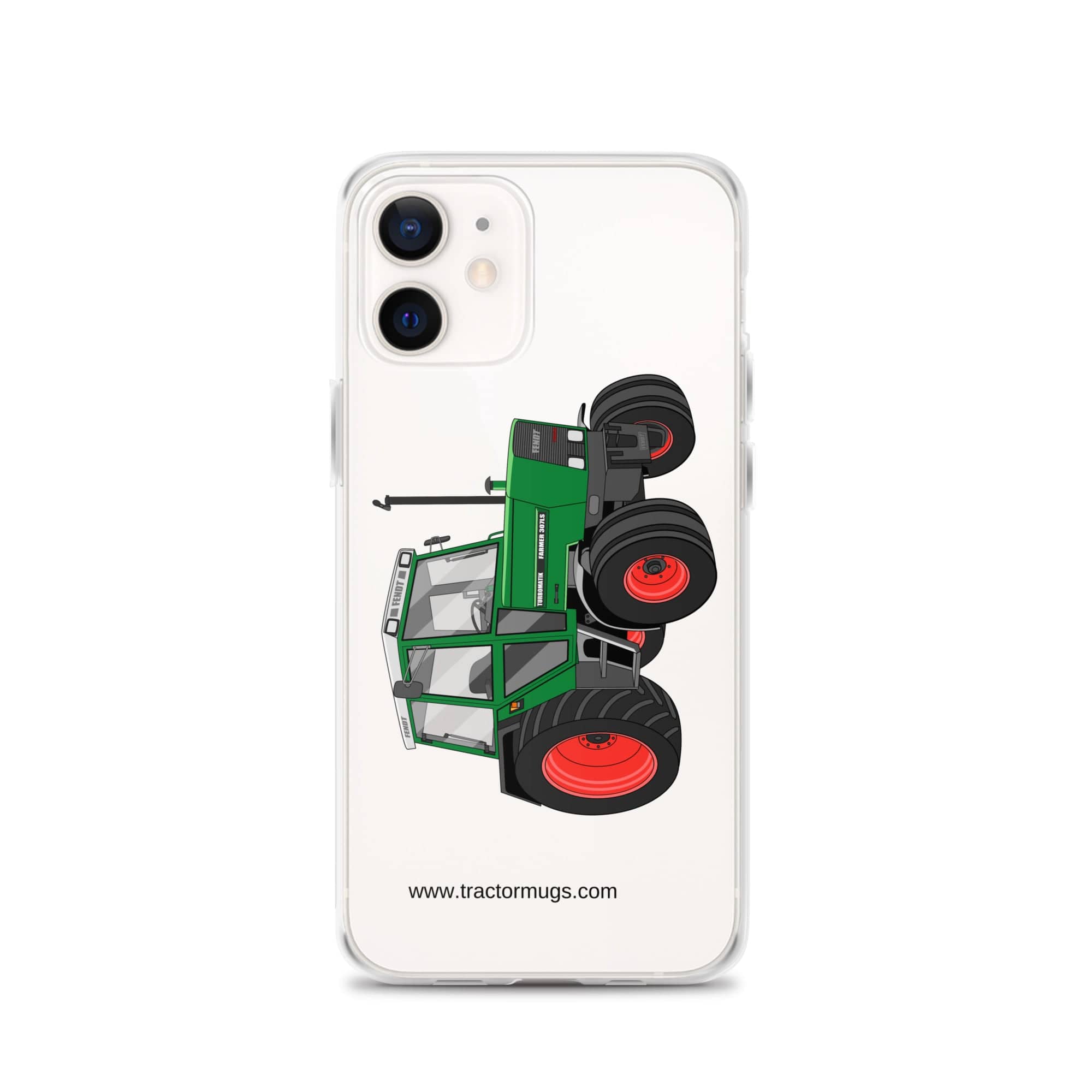 The Tractor Mugs Store iPhone 12 Fendt Farmer TURBOMATIK 307 LSA  |  Clear Case for iPhone® Quality Farmers Merch