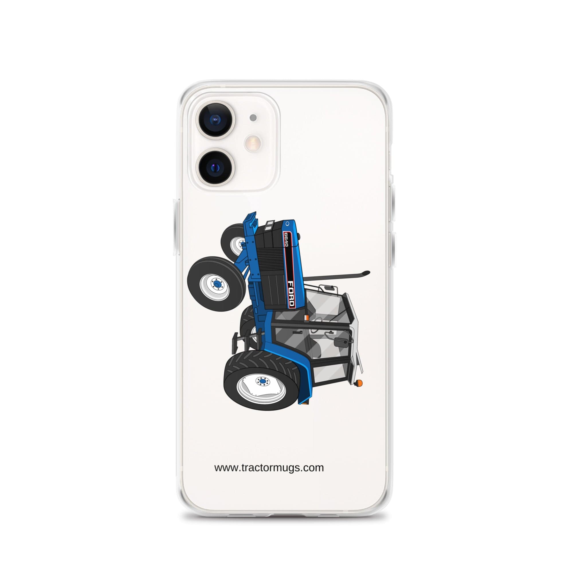 The Tractor Mugs Store iPhone 12 Ford 6640 2WD | Clear Case for iPhone® Quality Farmers Merch