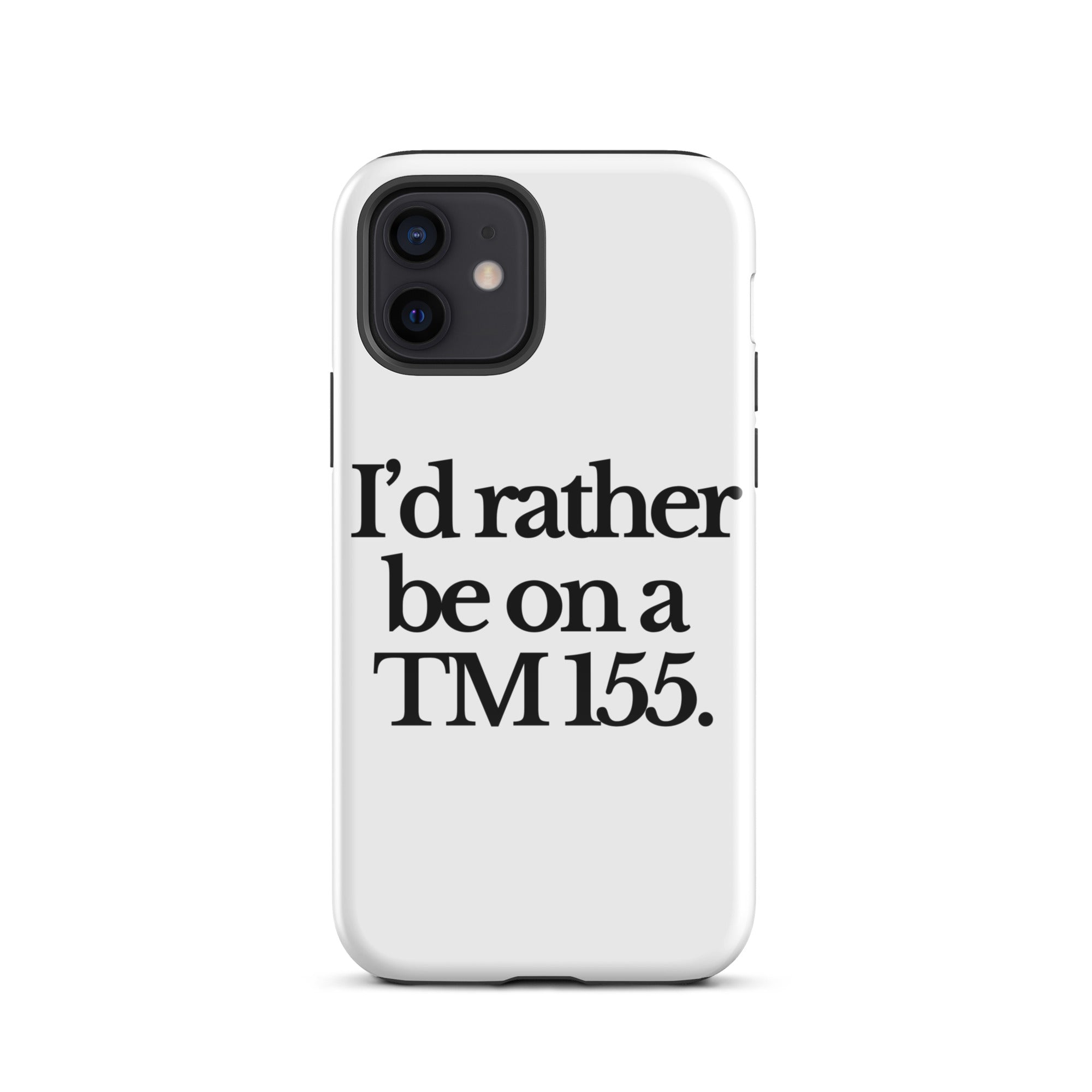 The Tractor Mugs Store iPhone 12 I'D RATHER BE ON A TM 155 | Tough Case for iPhone® Quality Farmers Merch