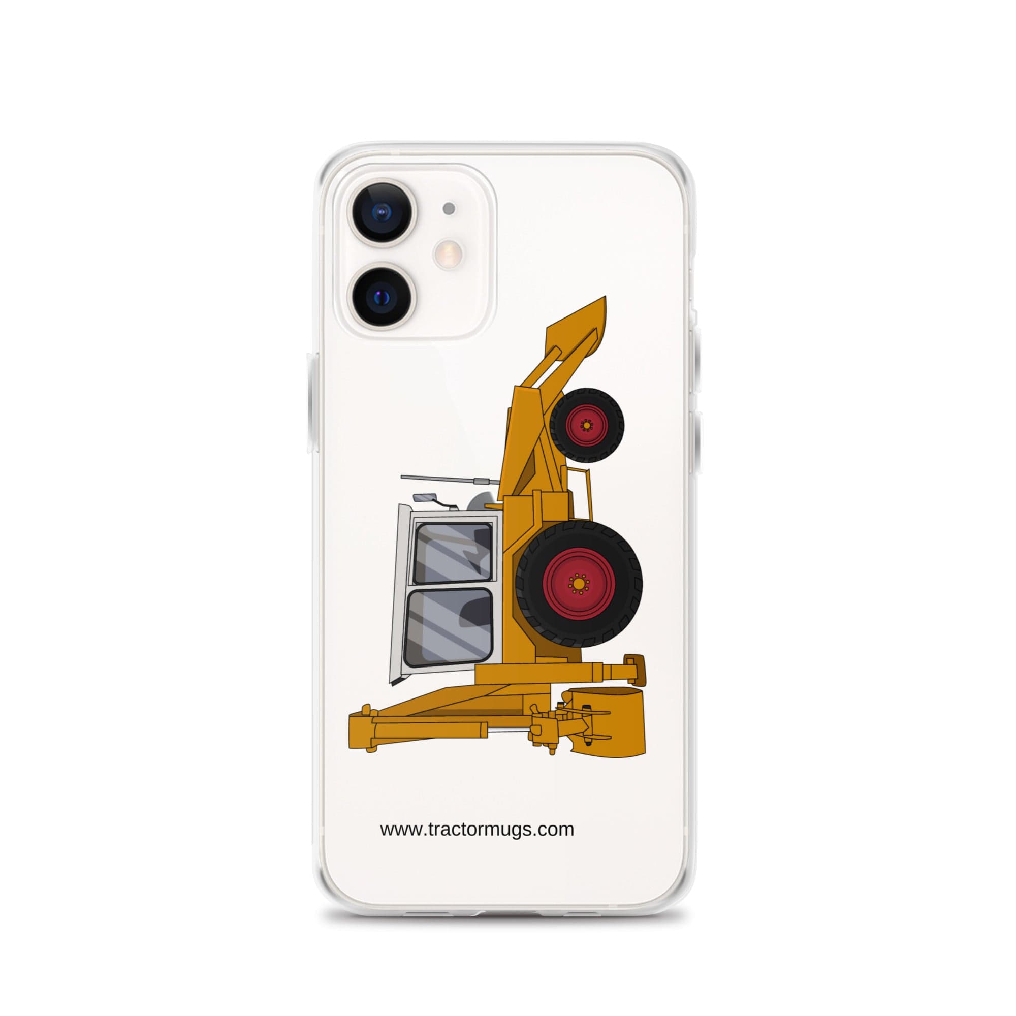 The Tractor Mugs Store iPhone 12 JCB 3C (1975) | Clear Case for iPhone® Quality Farmers Merch