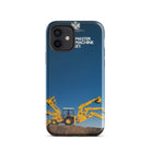 The Tractor Mugs Store iPhone 12 JCB 3CX Sitemaster Advert (1988) | Tough Case for iPhone® Quality Farmers Merch