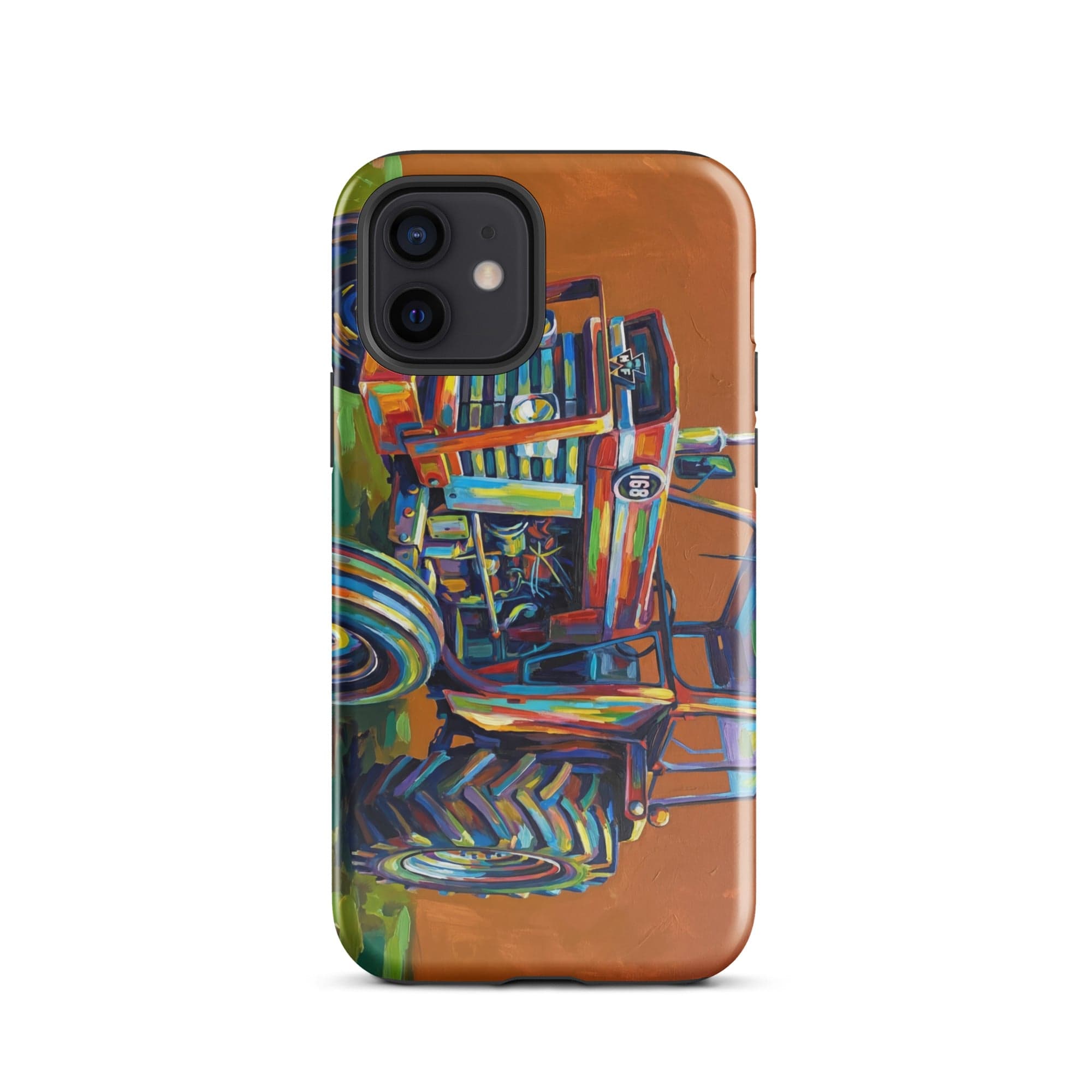The Tractor Mugs Store iPhone 12 Massey Ferguson 168 | Splash Art Tough Case for iPhone® Quality Farmers Merch