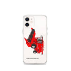 The Tractor Mugs Store iPhone 12 mini Case IH Axial Flow 2188 Harvester | Clear Case for iPhone® Quality Farmers Merch