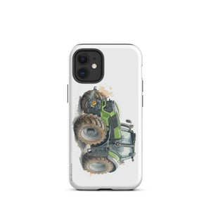 The Tractor Mugs Store iPhone 12 mini Deutz-Fahr 9340 Watercolor | Tough Case for iPhone® Quality Farmers Merch