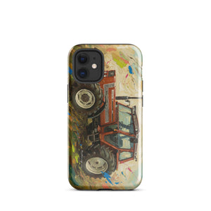 The Tractor Mugs Store iPhone 12 mini FIAT 110-90 DT Splash Art | Tough Case for iPhone® Quality Farmers Merch