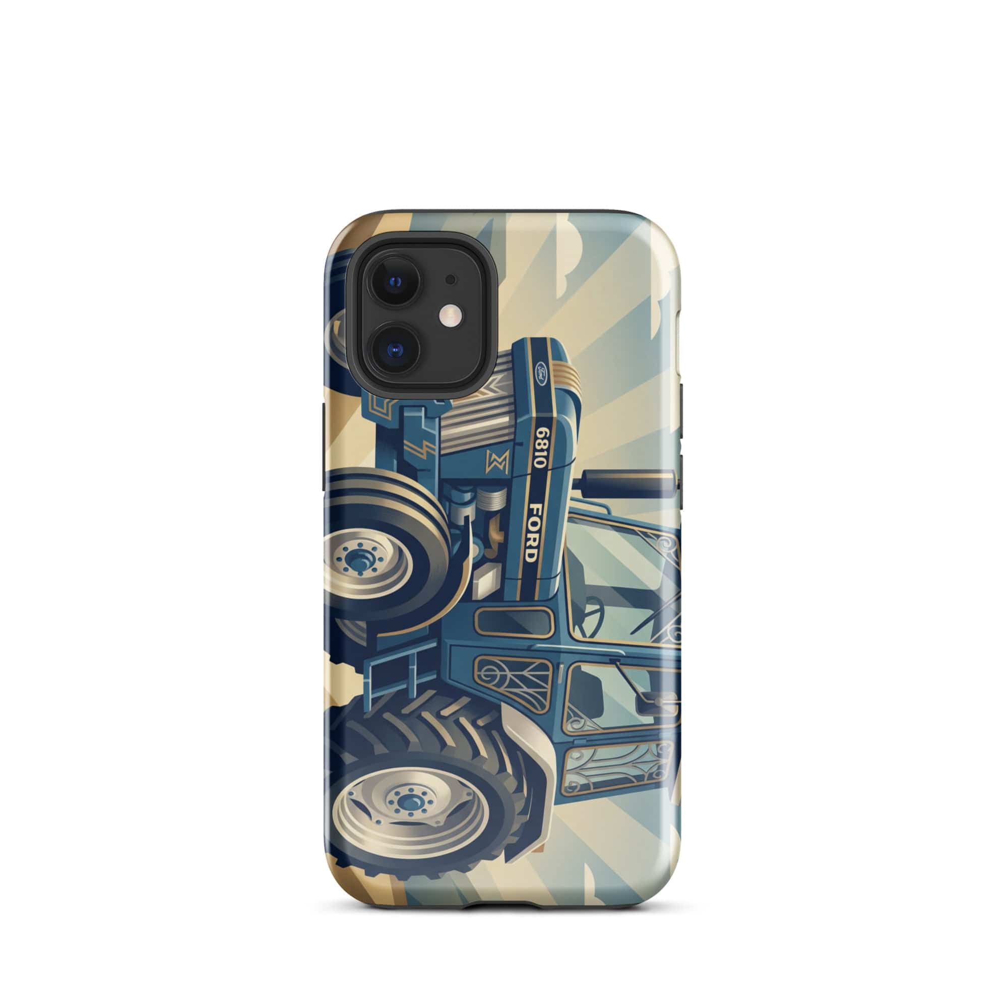 The Tractor Mugs Store iPhone 12 mini Ford 6810 2WD | Art Deco Tough Case for iPhone® Quality Farmers Merch
