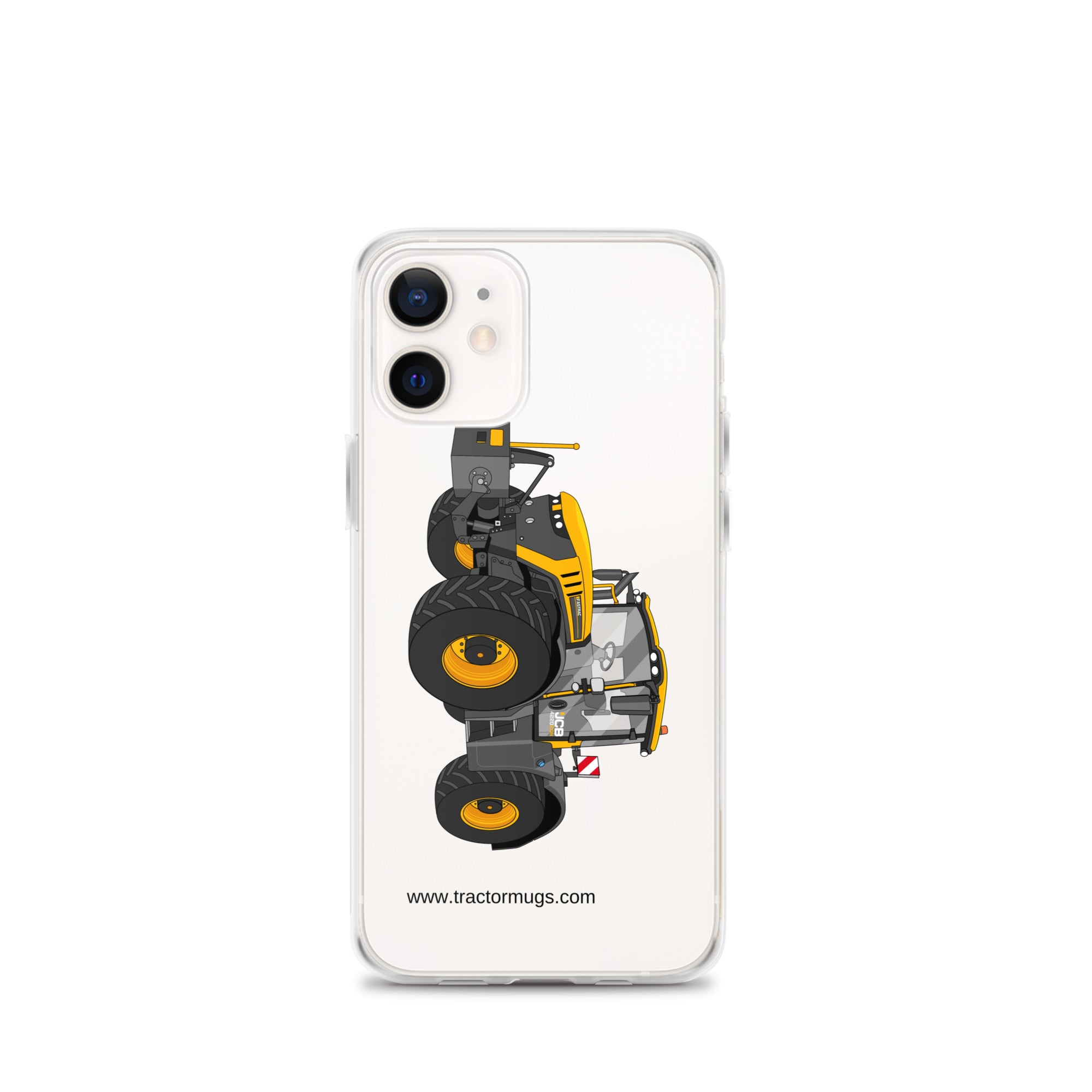 The Tractor Mugs Store iPhone 12 mini JCB Fastrac 4220 Icon | Clear Case for iPhone® Quality Farmers Merch