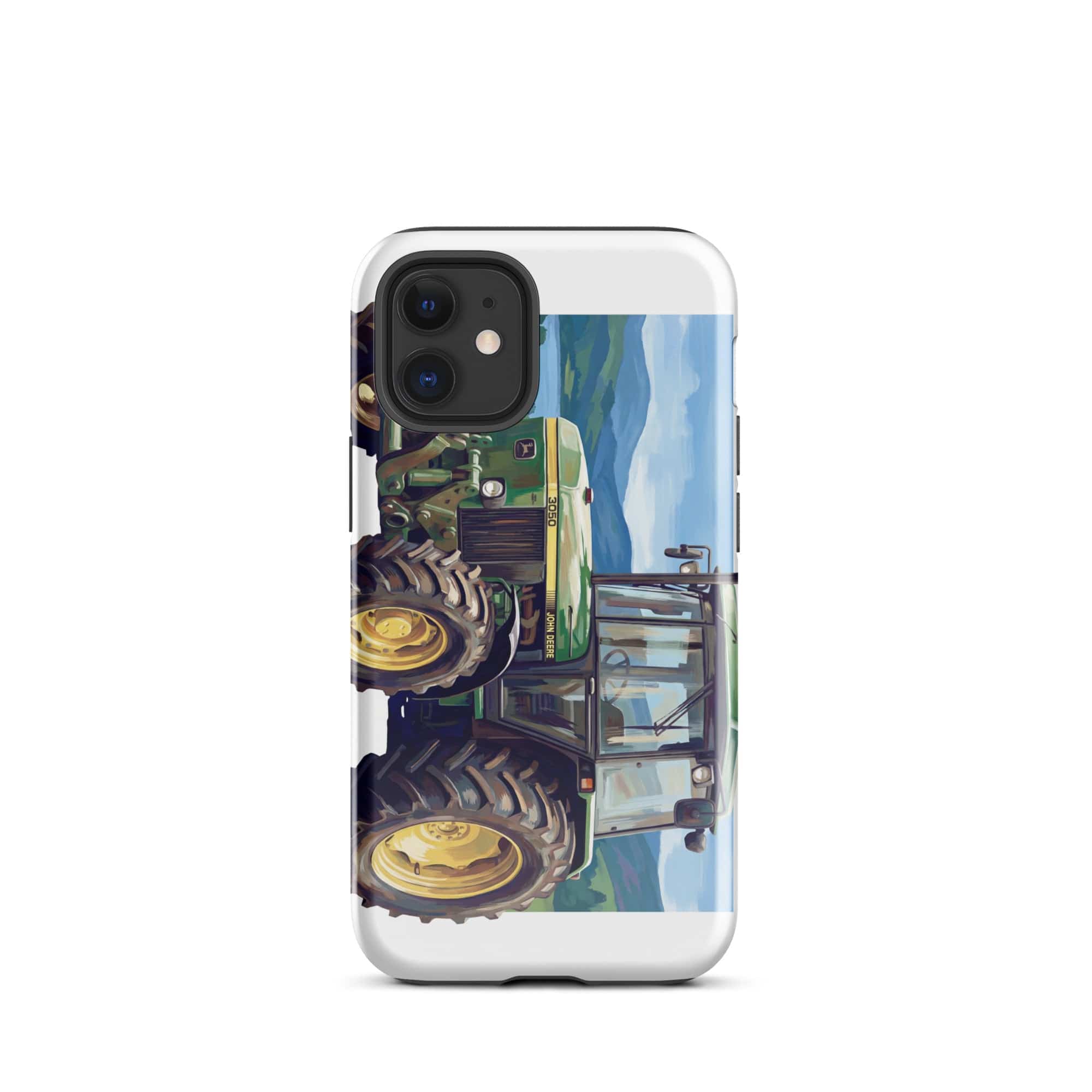 The Tractor Mugs Store iPhone 12 mini John Deere 3050 | Splash Art Tough Case for iPhone® Quality Farmers Merch