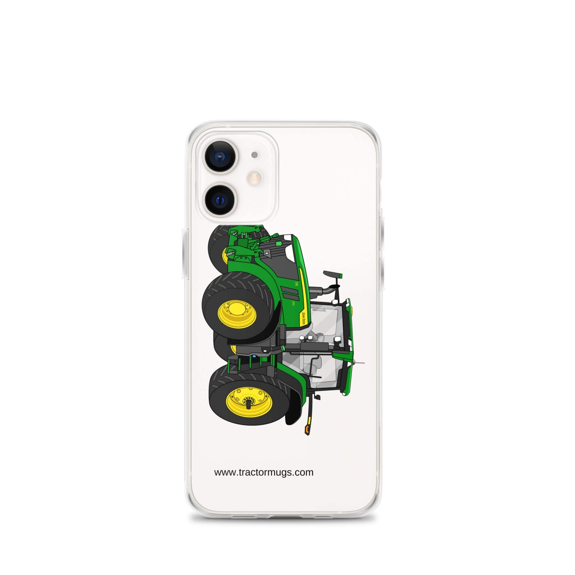 The Tractor Mugs Store iPhone 12 mini John Deere 7R 350 Aut Power | Clear Case for iPhone® Quality Farmers Merch