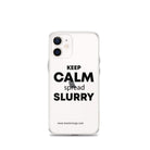 The Tractor Mugs Store iPhone 12 mini KEEP CALM spread SLURRY | Clear Case for iPhone® Quality Farmers Merch