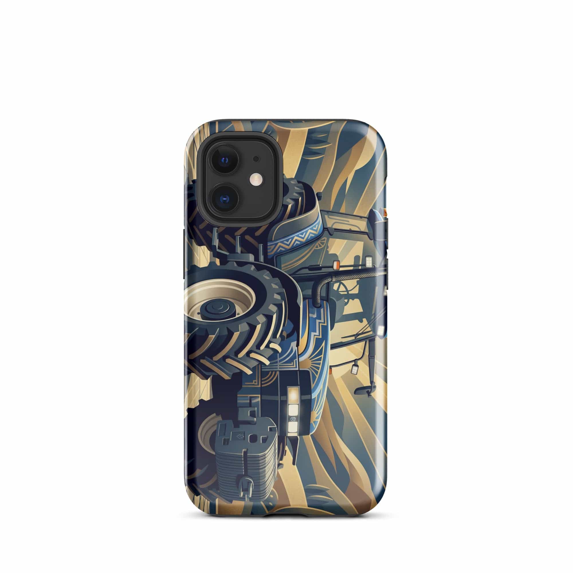 The Tractor Mugs Store iPhone 12 mini New Holland TM 155  | Art Deco Tough Case for iPhone® Quality Farmers Merch
