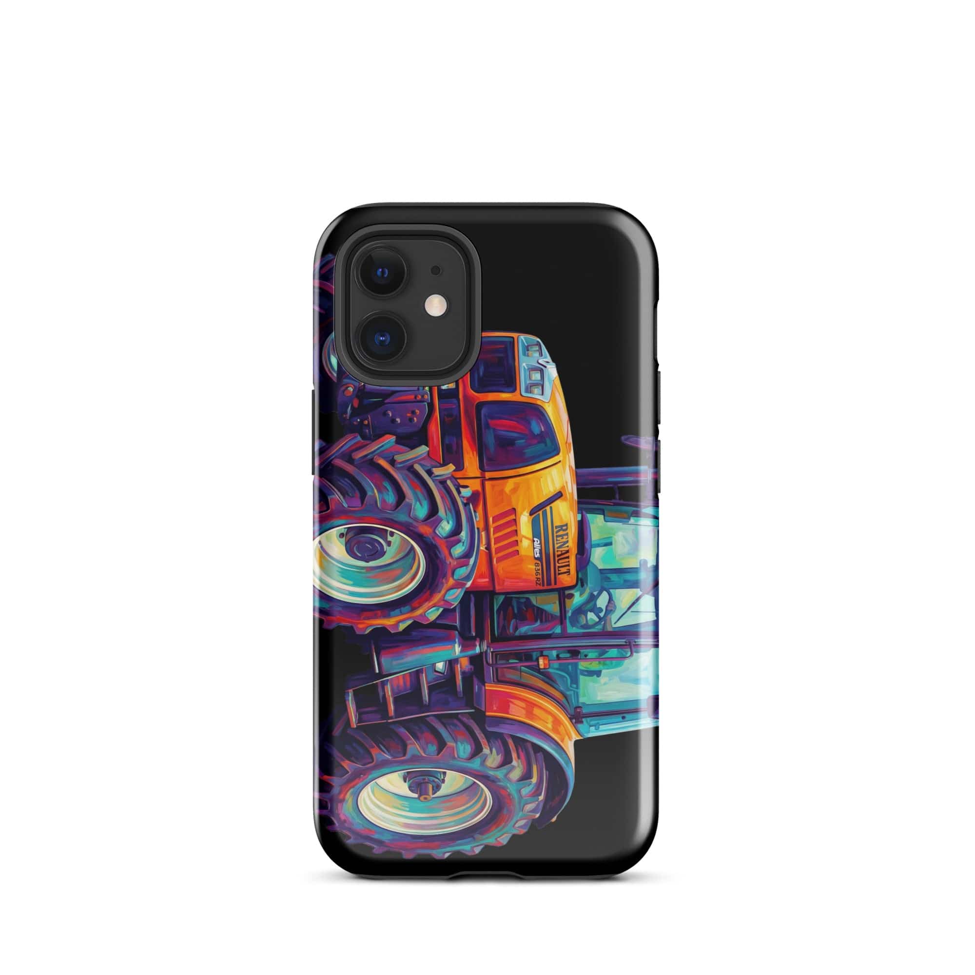 The Tractor Mugs Store iPhone 12 mini Renault Atles 926 | Splash Art Tough Case for iPhone® Quality Farmers Merch