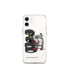 The Tractor Mugs Store iPhone 12 mini Steyr 4120 Plus | Clear Case for iPhone® Quality Farmers Merch