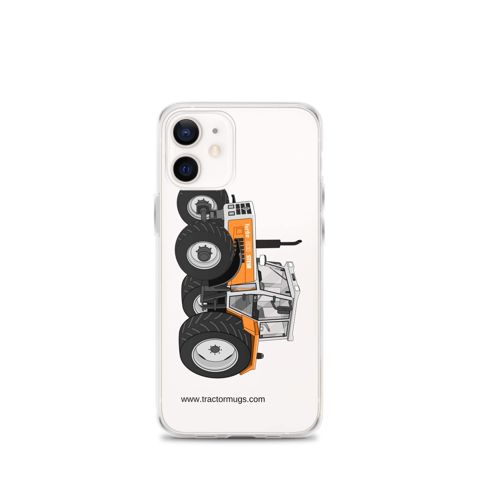 The Tractor Mugs Store iPhone 12 mini Steyr SK 8130 Kommunal | Clear Case for iPhone® Quality Farmers Merch