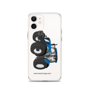 The Tractor Mugs Store iPhone 12 New Holland The 7040-1 | Clear Case for iPhone® Quality Farmers Merch