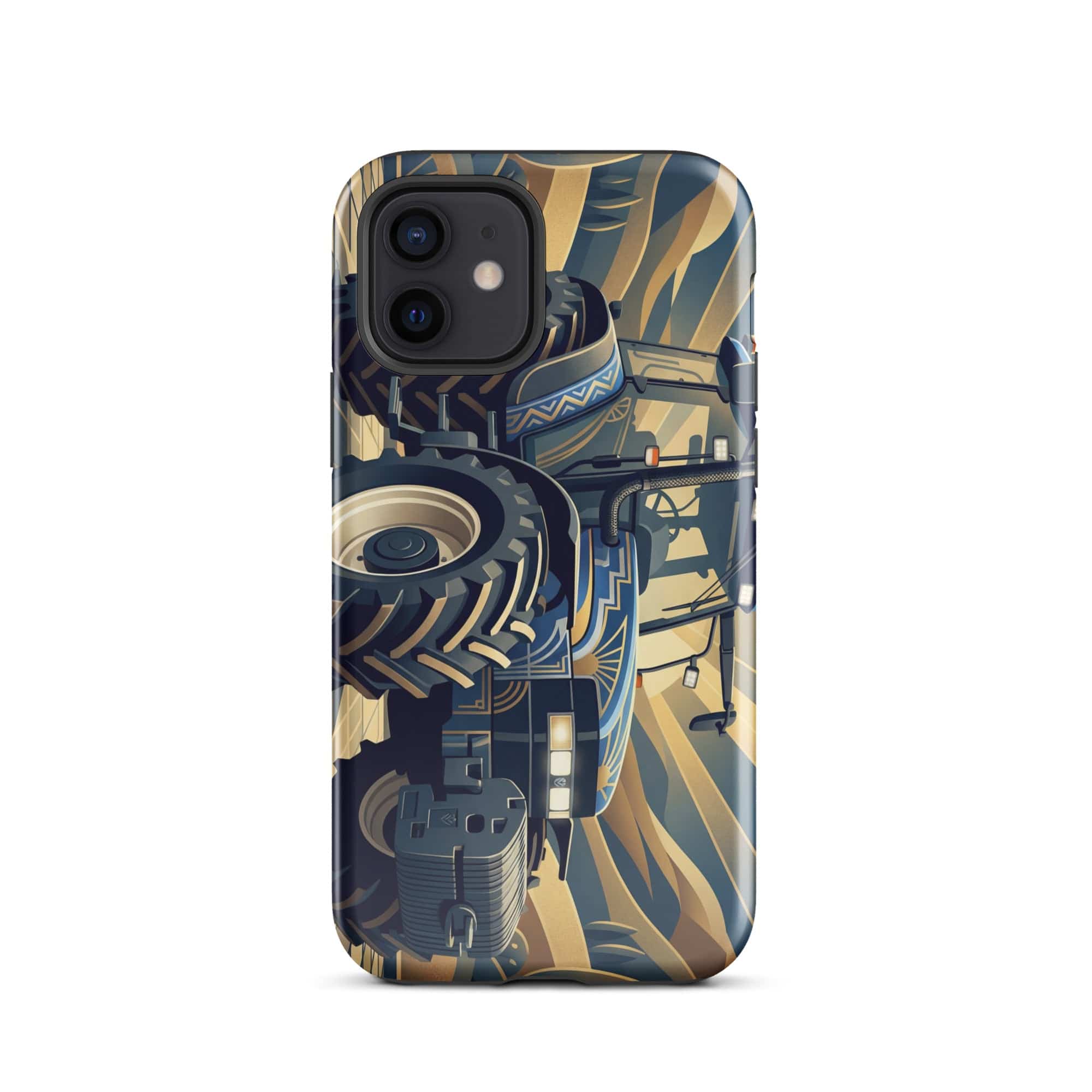 The Tractor Mugs Store iPhone 12 New Holland TM 155  | Art Deco Tough Case for iPhone® Quality Farmers Merch