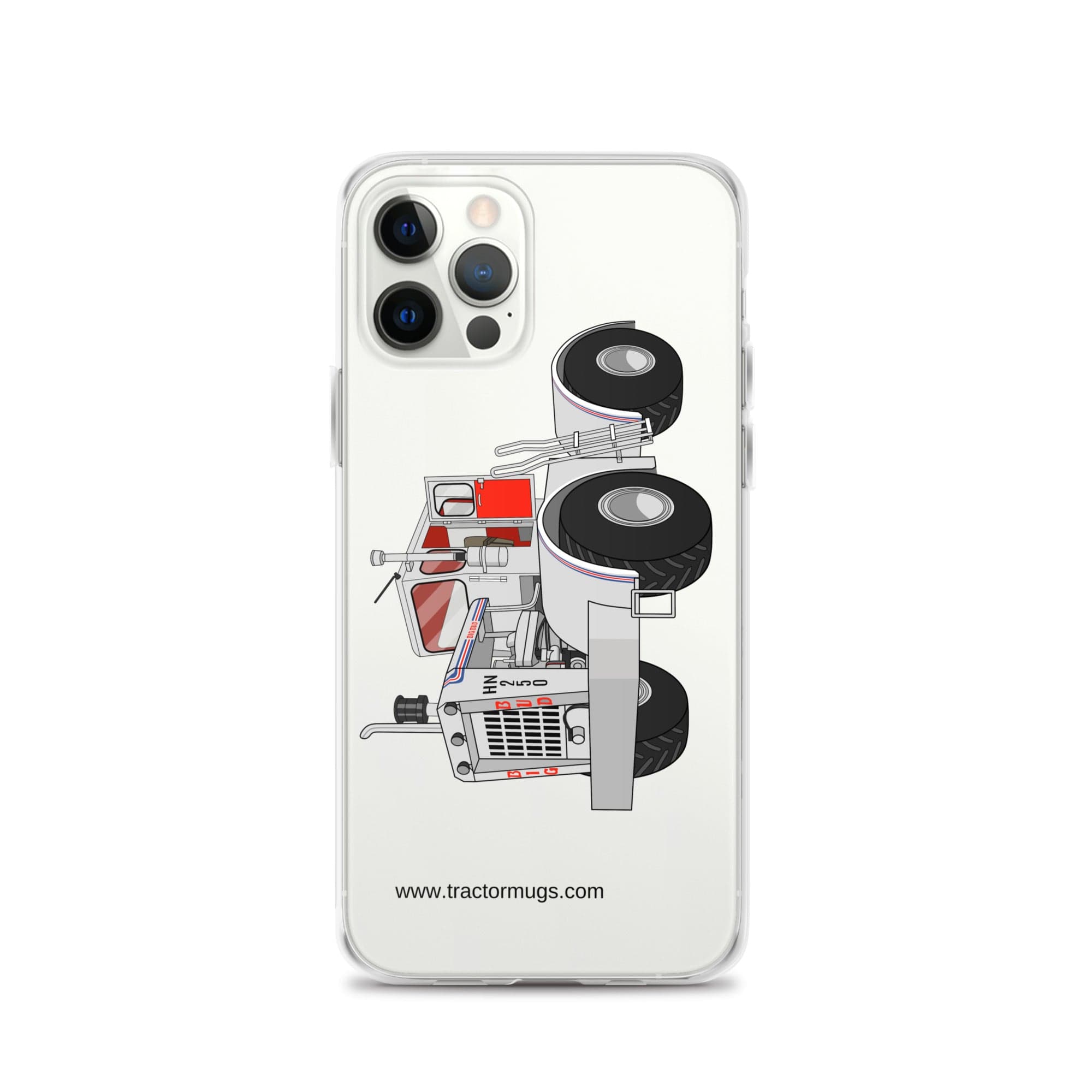 The Tractor Mugs Store iPhone 12 Pro Big Bud Tractor | Clear Case for iPhone® Quality Farmers Merch
