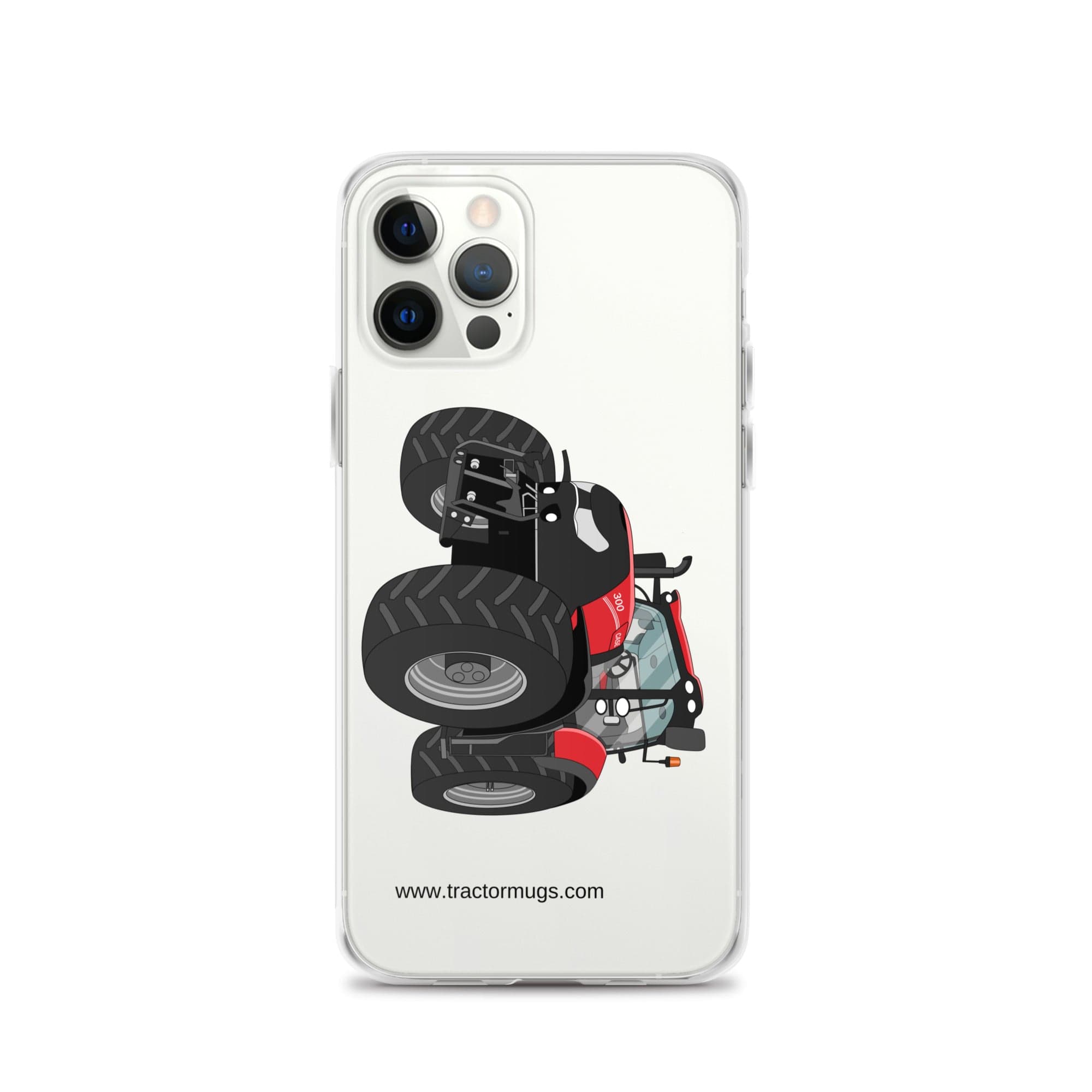 The Tractor Mugs Store iPhone 12 Pro Case IH Optum 300 CVX | Clear Case for iPhone® Quality Farmers Merch