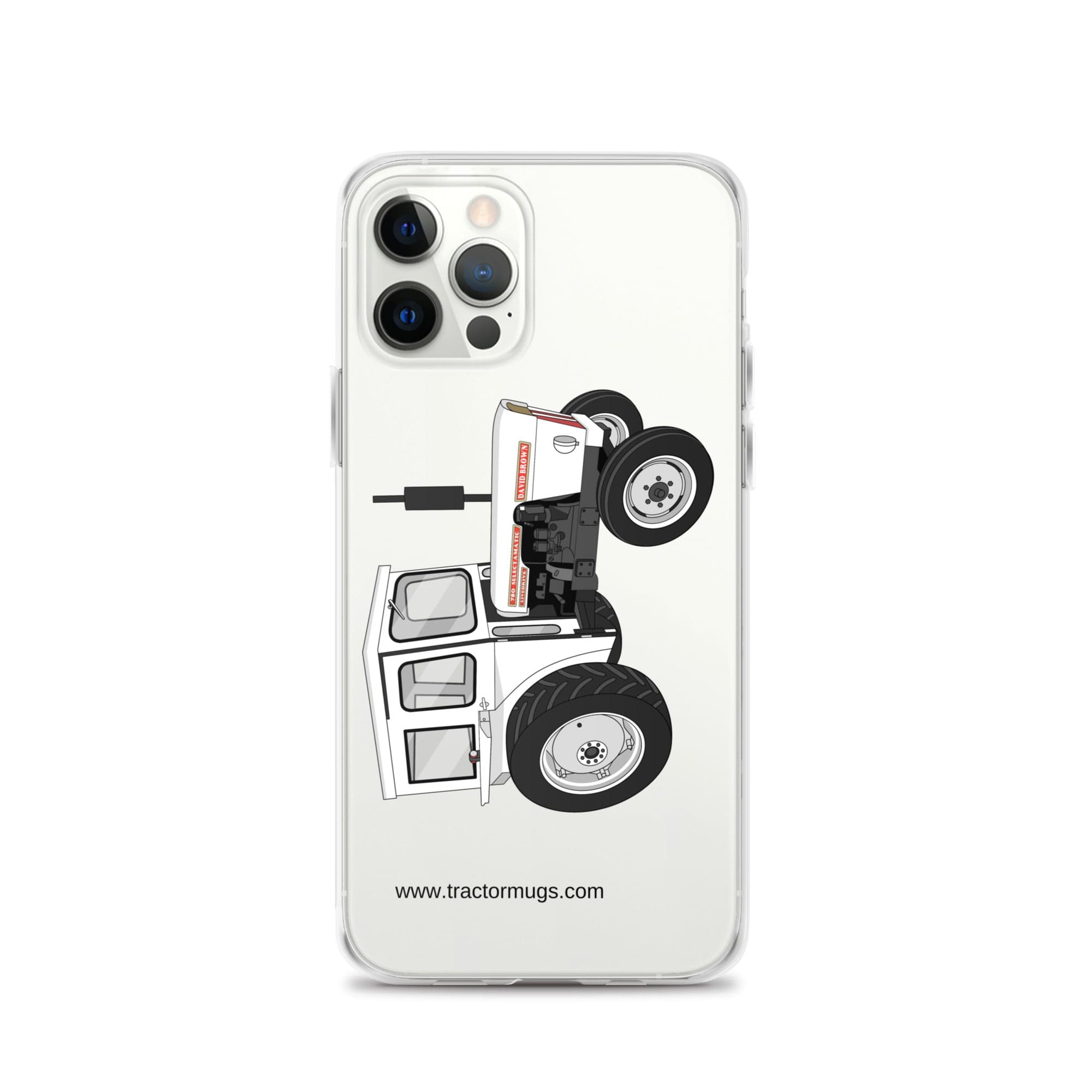 The Tractor Mugs Store iPhone 12 Pro David Brown 780 Selectamatic | Clear Case for iPhone® Quality Farmers Merch