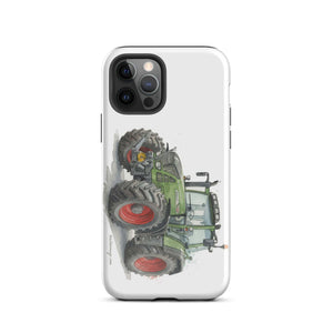 The Tractor Mugs Store iPhone 12 Pro Fendt Favorit 818 Watercolor | Tough Case for iPhone® Quality Farmers Merch